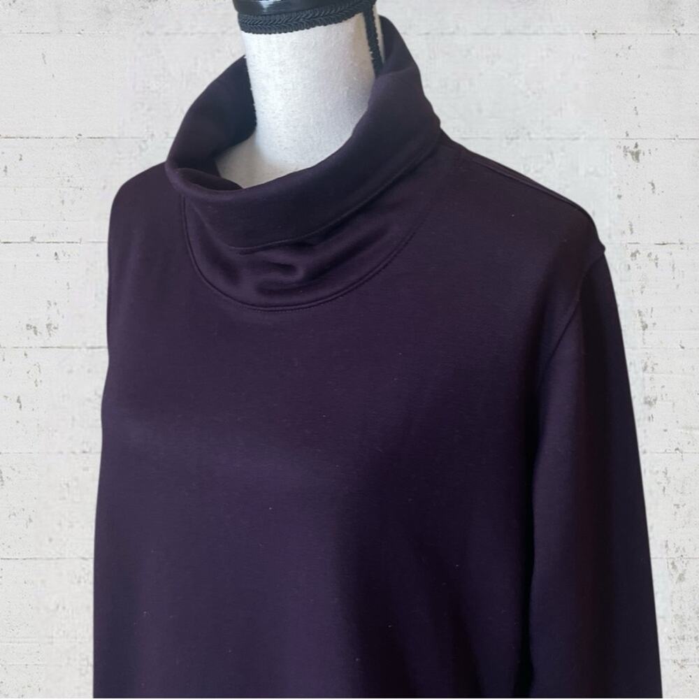 Nike Dri-Fit Funnel Cowl Neck Pullover Sweatshirt Logo Hemline Pockets XL - Picture 8 of 13